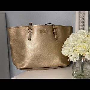 Gold MK purse